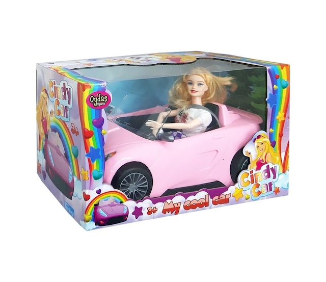 02612 - Cındy Car Bebekli Araba Lisinya