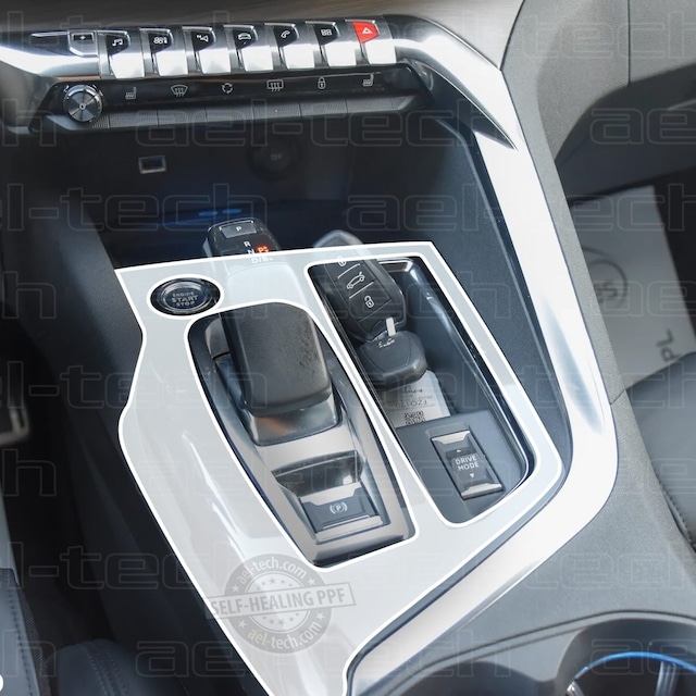 Peugeot 3008 Gt Piano Black Joystick Vites Orta Konsol Uyumlu Tpu