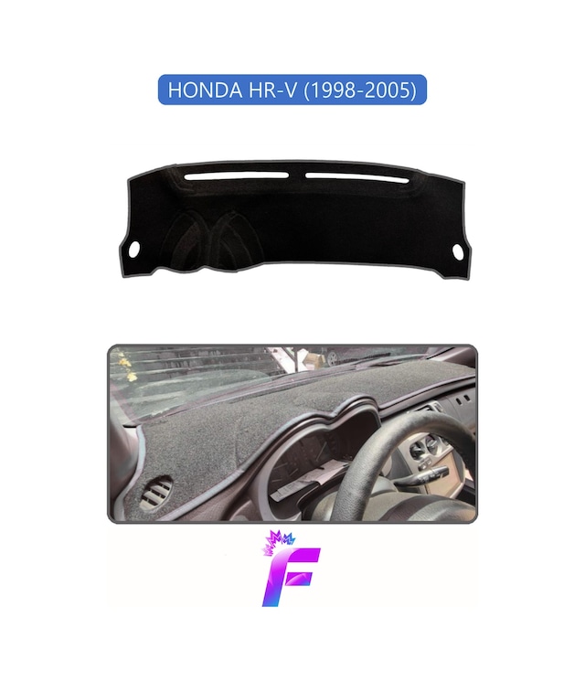 Honda Hr-v 1998-2005 Araca Özel Torpido Örtüsü Kolay Montaj Güneşten Korur Tam Uyum F89 Torpido Halısı