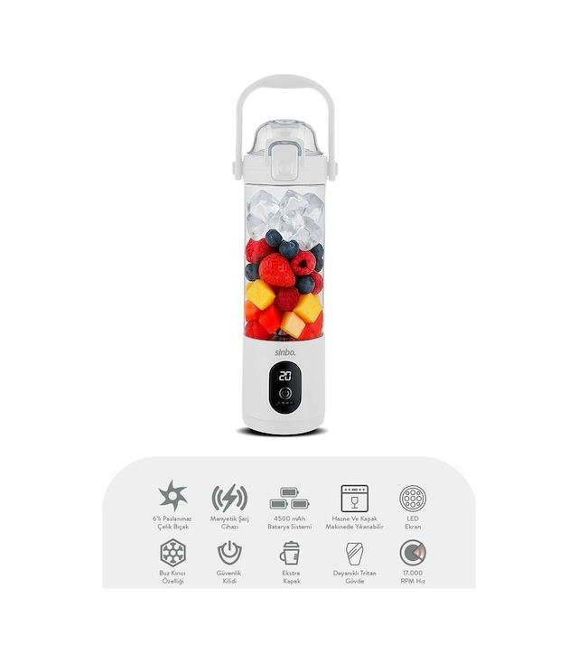 Sinbo SHB-7504 Portatif Taşınabilir Blender