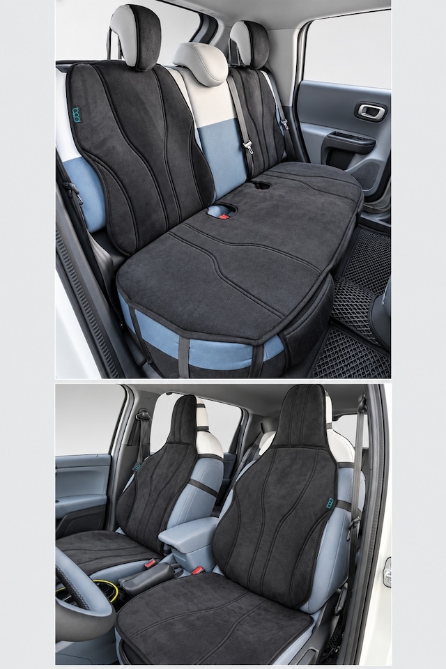 Bod Fiat Grande Panda Elektrikli Oto Koltuk Koruyucu Kılıf 2025-sonrası Latmos Serisi Siyah