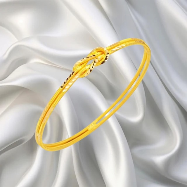 Leva Gold 22 Ayar Ajda Model Aşk Düğümü Bilezik 15 Gr
