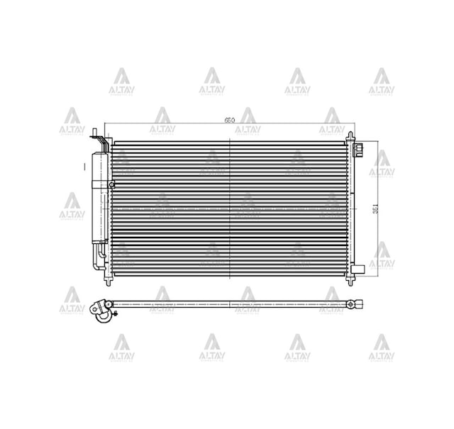 Nissan Micra Juke Note 2003-2010 Klima Radyatörü Benzinli 92100-ax800