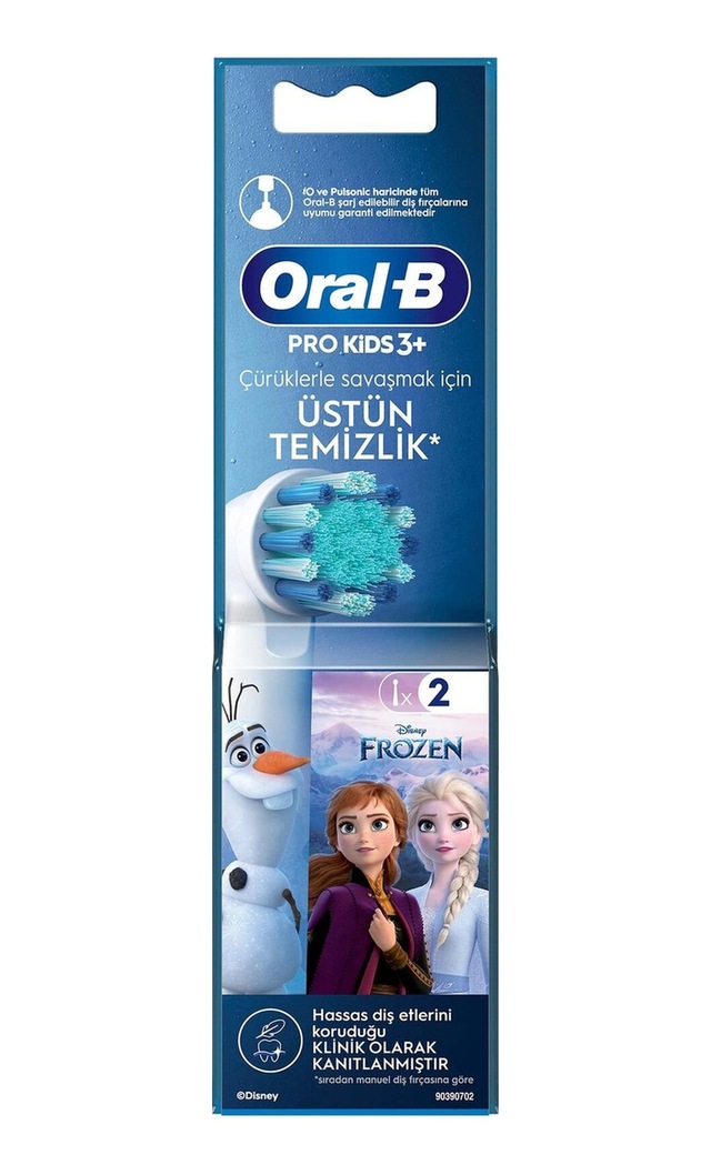 Oral-b Frozen Şarjlı Diş Fırçası Yedek Başlığı Beyaz 2'li - 2 Adet Tarı