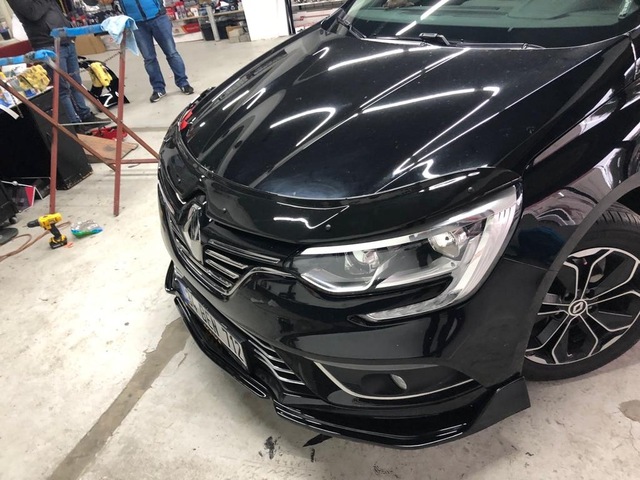 Renault Megane 4 Kaput Rüzgarlığı / Koruyucu 3.2 Mm Kalın Plastik