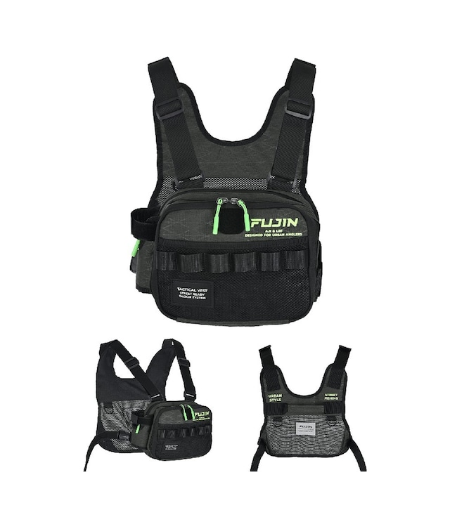 Fujin Tactical Vest Khaki Balıkçı Çantası