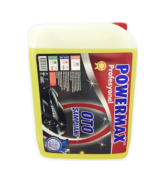 Powermax Profesyonel Cilalı Oto Şampuanı 5 Kg