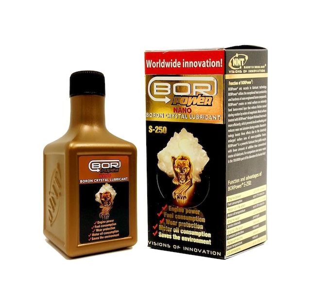 Bor Power S-250 Gold Güçlendirilmiş Bor İçerikli Motor Yağ Katkısı - Nnt Bor Power