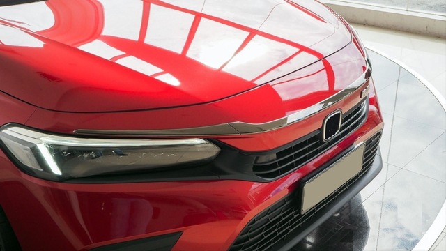 Autogp Honda Civic Uyumlu Ön Panjur Üst Trim Kaplama 2022+ Cmhn22cft