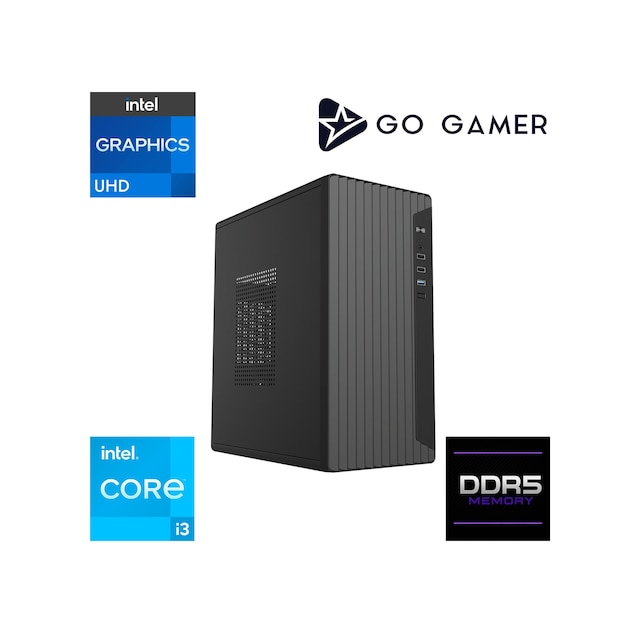 Go Gamer E13F Core i3-13100 16GB RAM 256GB SSD