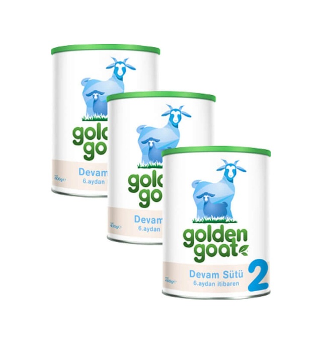Golden Goat 2 Keçi Sütlü Devam Sütü 400 G - 3 Adet