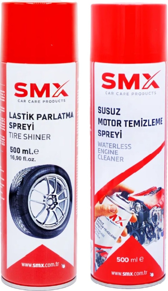 Susuz Motor Temizleme Sprey 500 Ml - Lastik Parlatıcı Sprey 500 Ml