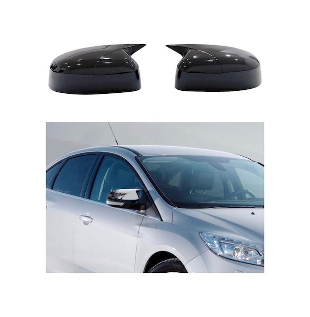 Ford Focus 2.5 2008-2011 Yarasa Ayna Kapağı Pianoblack İthal Abs Plastik A+ Kalite
