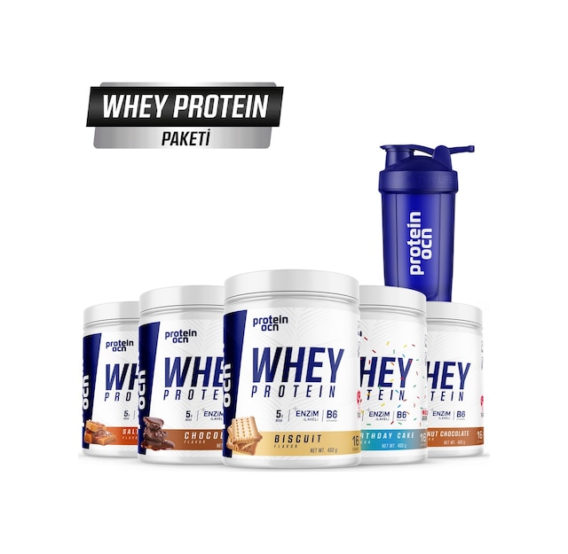 Proteinocean Whey Protein™ Paketi - 5li Paket - 400g x 5 Adet
