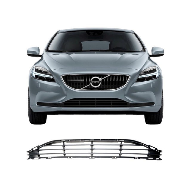 Volvo V40 Ön Tampon Alt Izgara 2013 2019 Mat Siyah 31353311