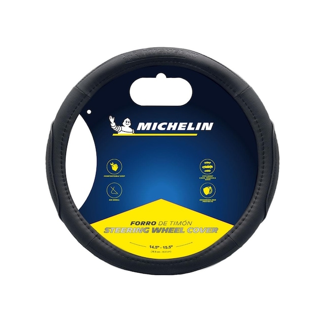Michelin Mc1003n Premium Suni Deri Direksiyon Kılıfı Siyah
