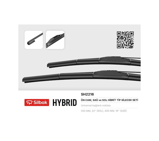 Silecek Süpürgesi 550/400mm Muz Tipi İ10 09/13-picanto 05/11-2 Glblseme - 26 Dj 10/14