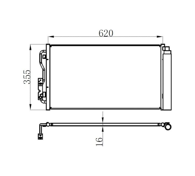 Klıma - 646 - Radyatoru Bmw F20 F21 F22 F23 F87 F30 F31 F34 F35 F32 - Dpmıx-hb - F33 F36