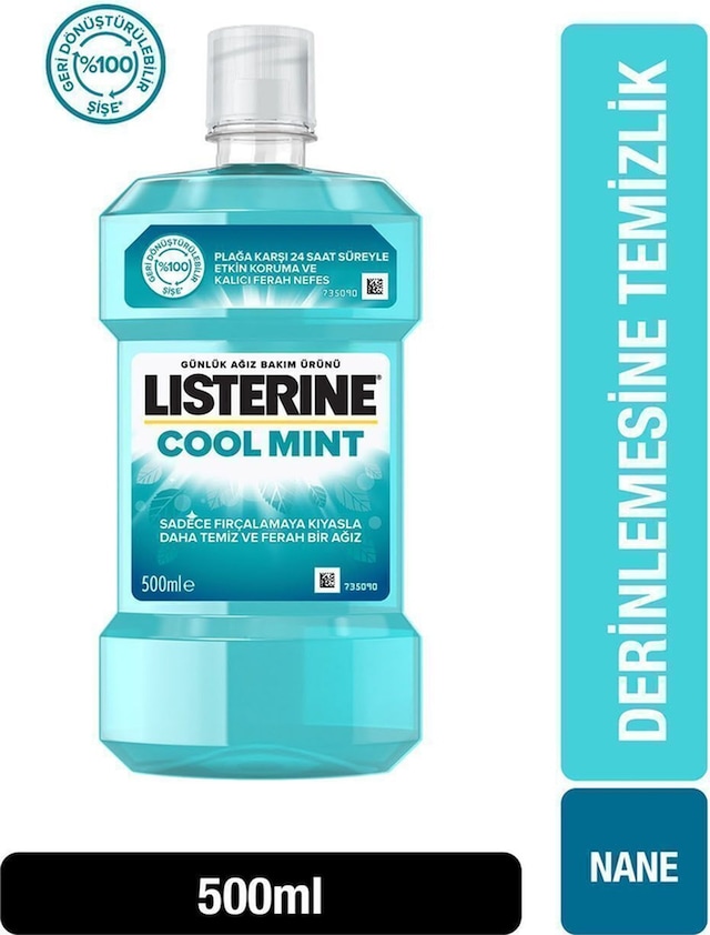 Listerine Cool Mint Ağız Bakım Suyu 500 ML