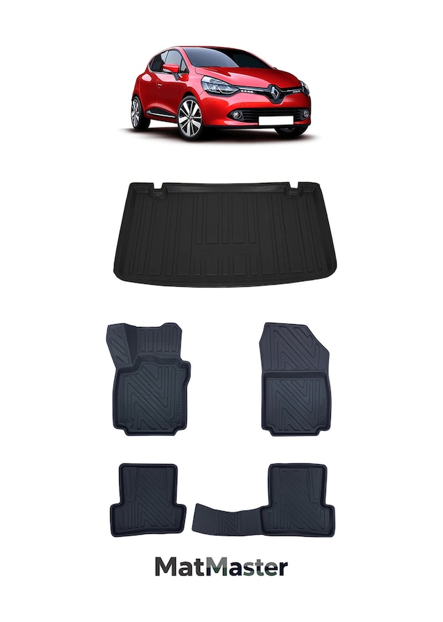 Renault Clio 4 2018 Model 5d Premium Ekstra Havuzlu Paspas Ve Bagaj Havuzu Set