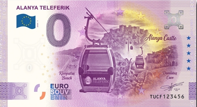 0 Euro Hatıra Parası - Bursa Teleferik - 2026