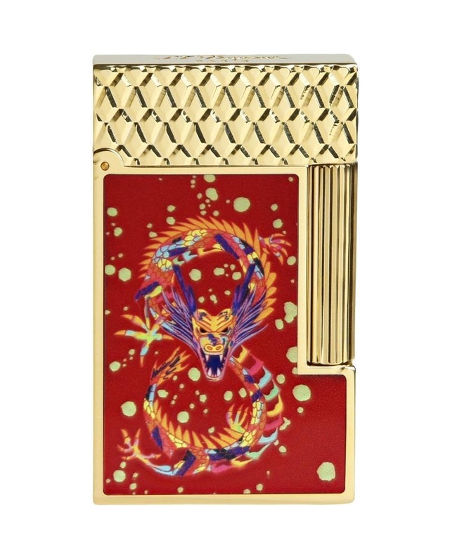 S.t. Dupont Ligne 2 Dragon Burgundy/gold Puro Çakmağı 16526 - Tr6648