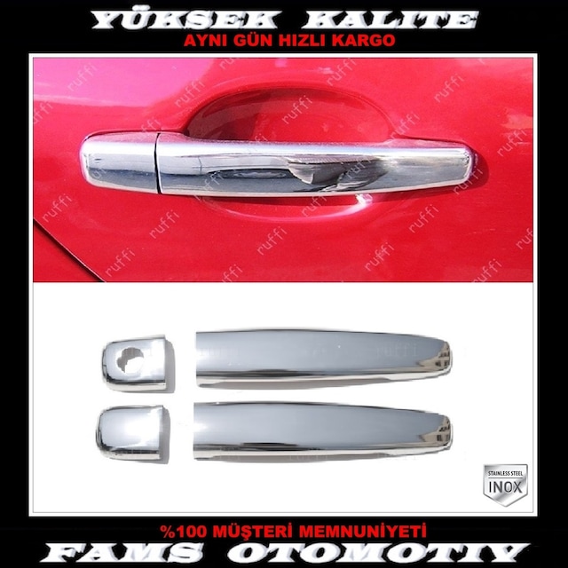 Peugeot 307 Cc Krom Kapı Kolu 2 Kapı 2000 Üzeri P. Çelik