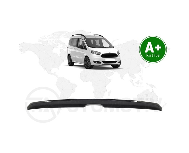 Ford Courier Bagaj Üstü Spoiler Parlak Siyah Piano Black 2014 - 2023 Model