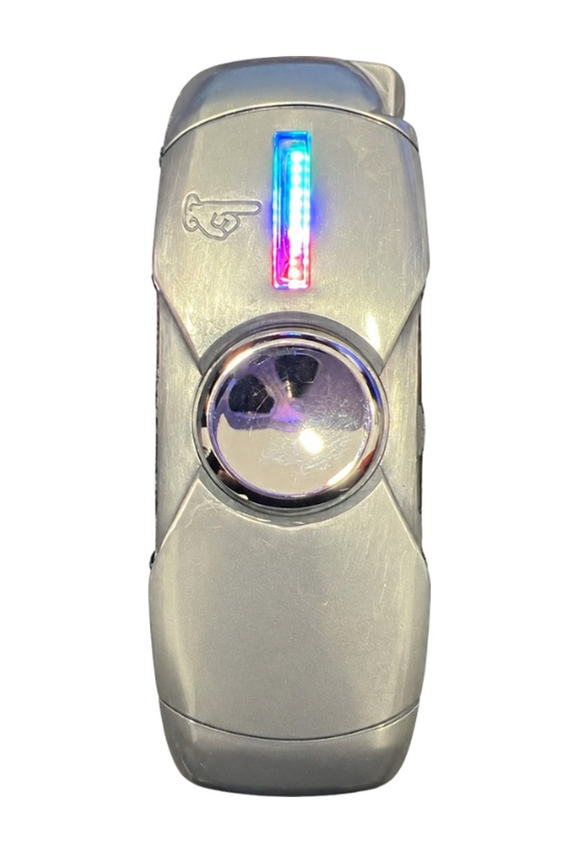 Hunter Tek Torch Pürmüz Gümüş I Love You Design Metal Puro Çakmağı & Stres Çarkı Ack075