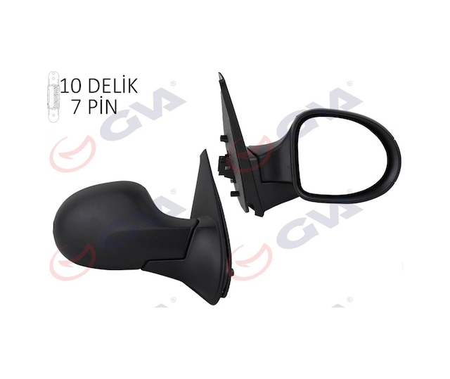 Dış Dikiz Aynası Sağ Symbol Thalıa 08 Elektrikli Isıtmalı Sensörlü Könveks 7 Fiş