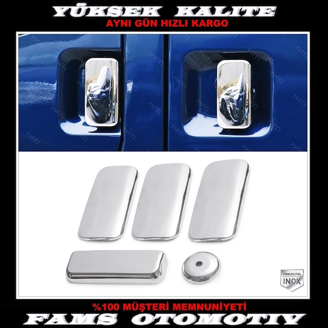 Ford Transıt Krom Kapı Kolu 4 Kapı 2003-2014 Arası P. Çelik