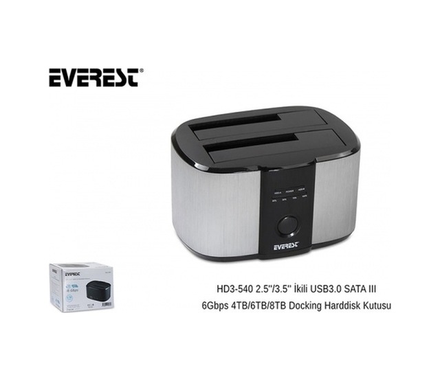 Everest HD3-540 2LI 2.5" 3.5"DOCK STATION