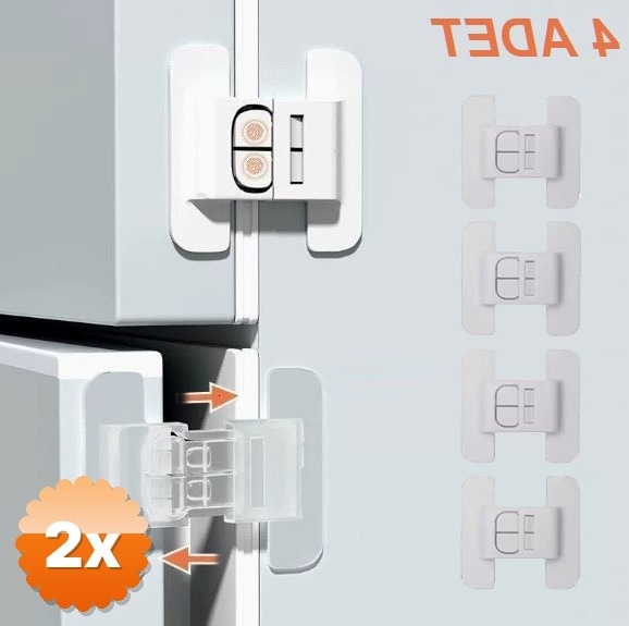 2 Adet 4 Adet Buzdolabı Çekmece Ve Dolap Kapağı Çocuk Kilidi