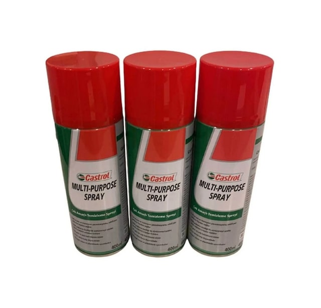 Castrol 3'lü 400 ml Çok Amaçlı Temizleme Sprey