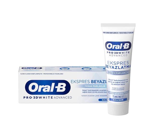 Oral-b 3d White Advanced Ekspres Beyazlatma Ferahlık Diş Macunu 75 Ml 4'li Avantaj Paketi Mıchu