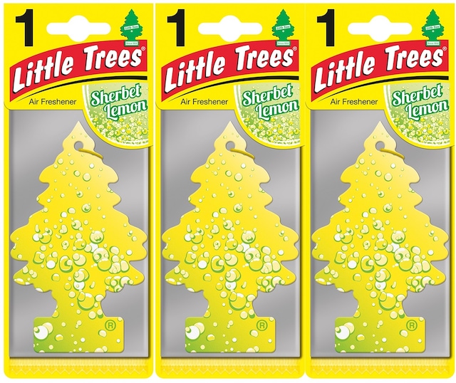 Little Trees 3'Lü Set Sherbet Lemon - Limon Oto Kokusu