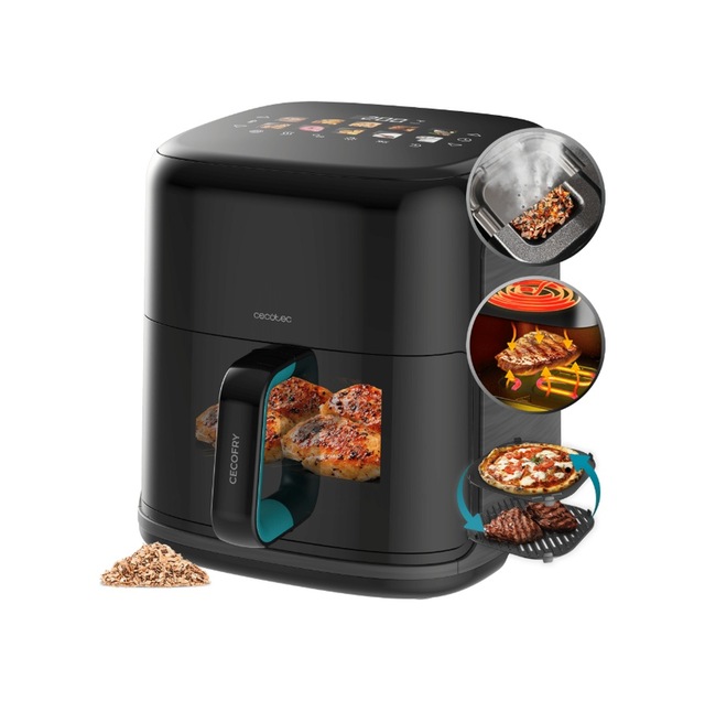 Cecotec Cecofry Grill Smokin Prime 6500 2200 W Dumansız Airfryer Izgara