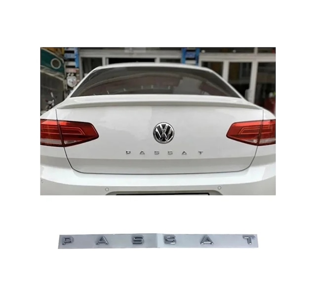 Volkswagen Passat Bagaj Yazı B5 B6 B7 B8 Cc Uyumlu Yeni Passat Ayrık Kalıplı Yazı