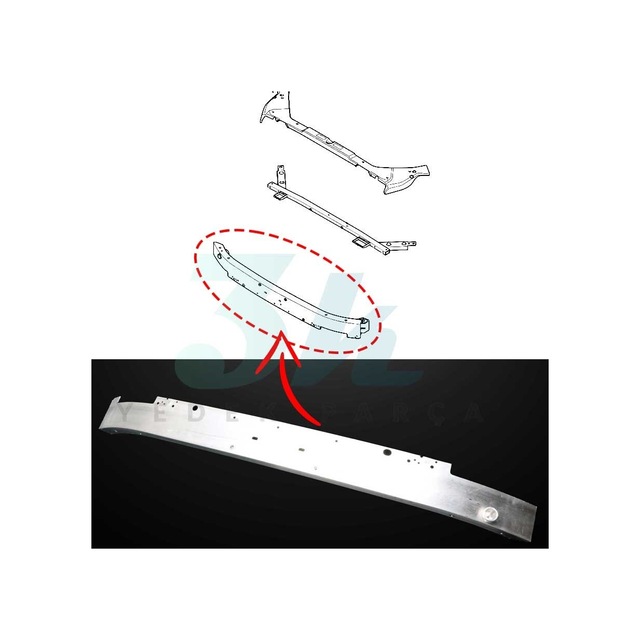 Volvo S60 V60 Ön Tampon Demiri Alüminyum 31463938 32348957 2019-