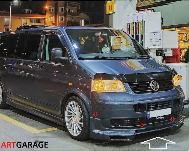 Transporter T5 2003-2008 Uyumluön Tampon Eki-fiberglass-boyasız