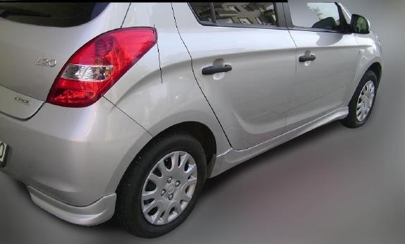 Hyundai I20 2009-2011 Astarlı Arka Karlık