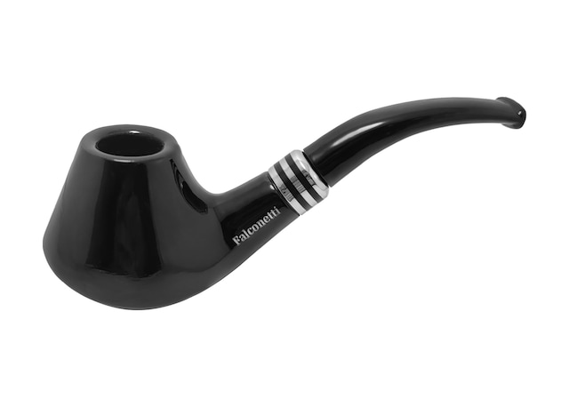 Falconetti Siyah Parlak Sandalwood Ahşap Pipo Rc99