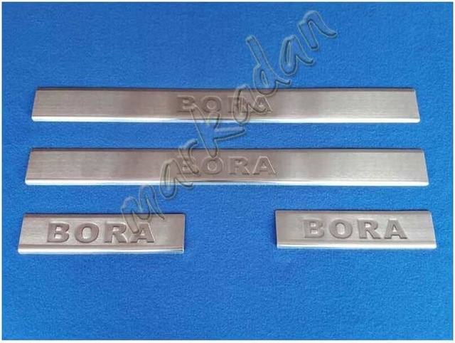 Vw Bora Krom Kapı Eşiği 1998-2004 4 Parça Paslanmaz Çelik N11.222