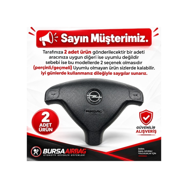 Opel Astra G 2002-2007 modeller arası geçmeli airbag kapağı ARMAS