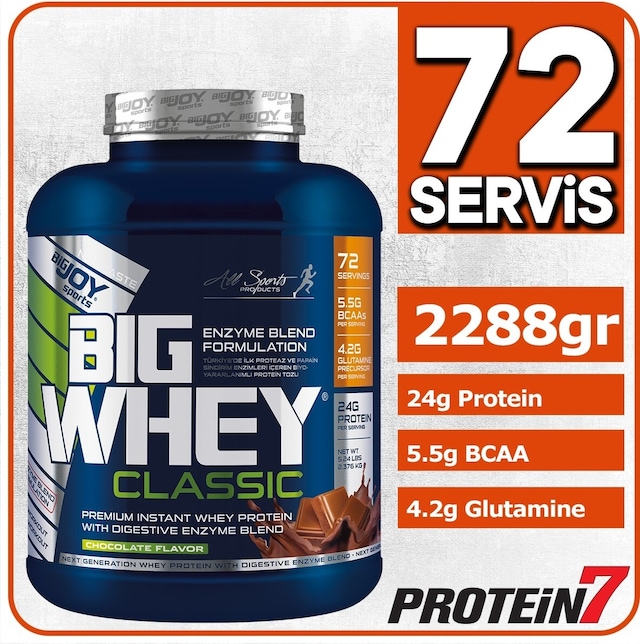 Bigjoy Big Whey Protein Tozu Classic 2376Gr - 4 Farklı Aroma