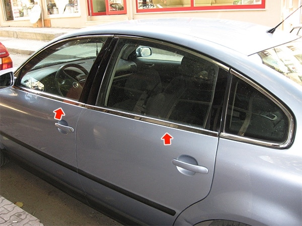 Vw Passat 3B Krom Cam Çıtası 1996-2005 6Prç