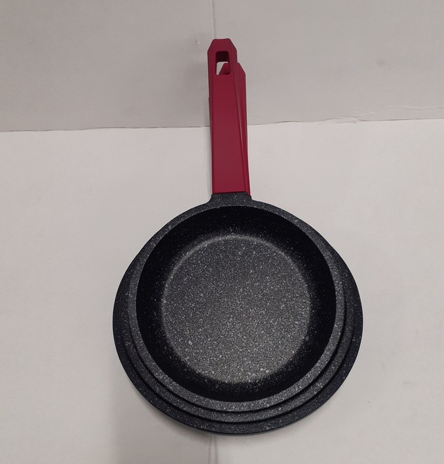 Gülsan Elit Döküm Granit Tava Seti. 18. 22. 26 Cm