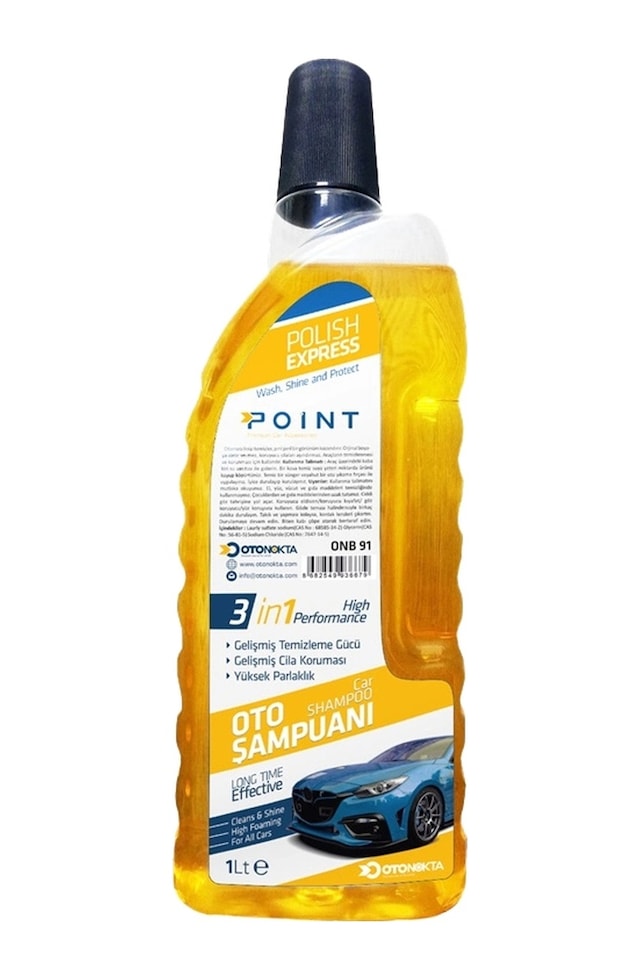 Cilalı Konsantre Oto Şampuan 1 Litre
