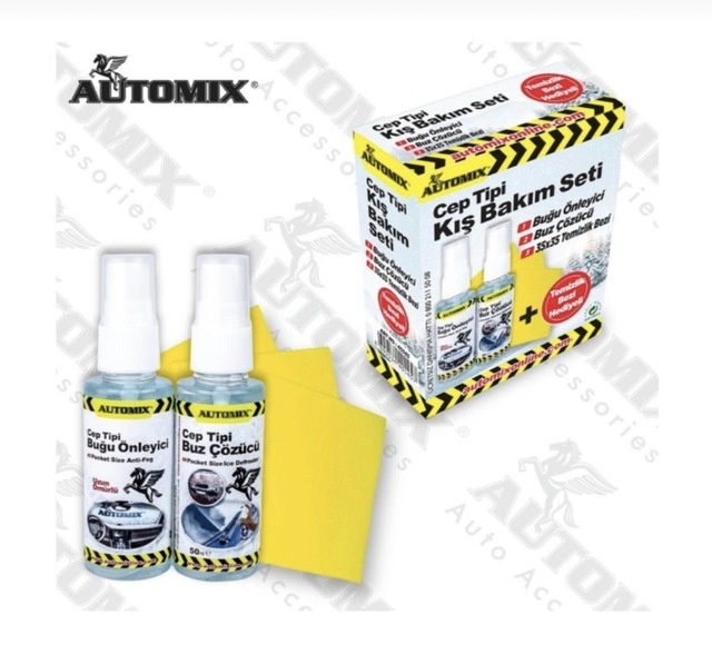 Automix Kış Bakım Seti Mikrofiber Bez