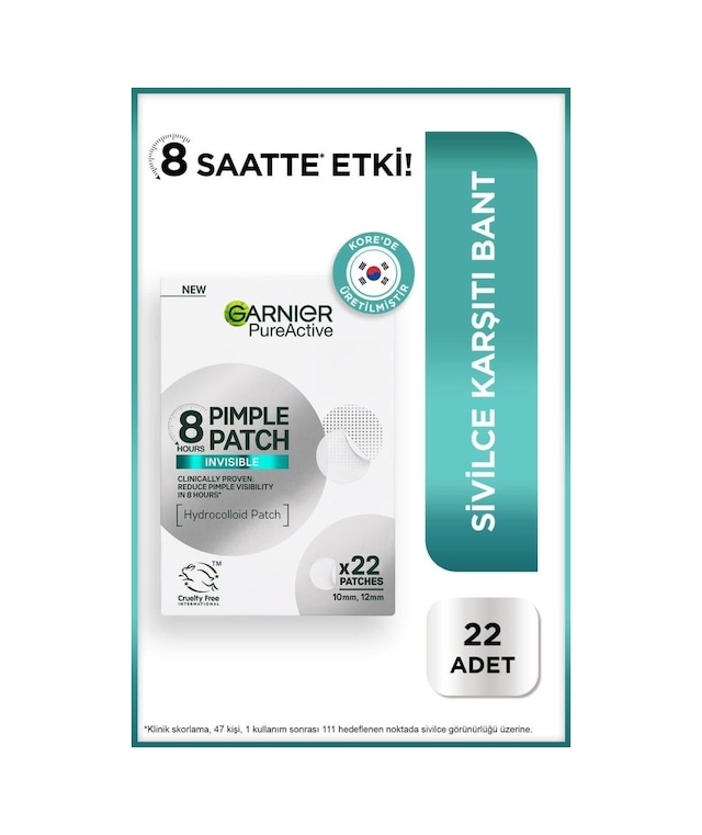 Pimple Patch 22'li Sivilce Bandı / Hidrokolloid Bant / Akne Karşıtı 22li Bant 8690595211459-10607